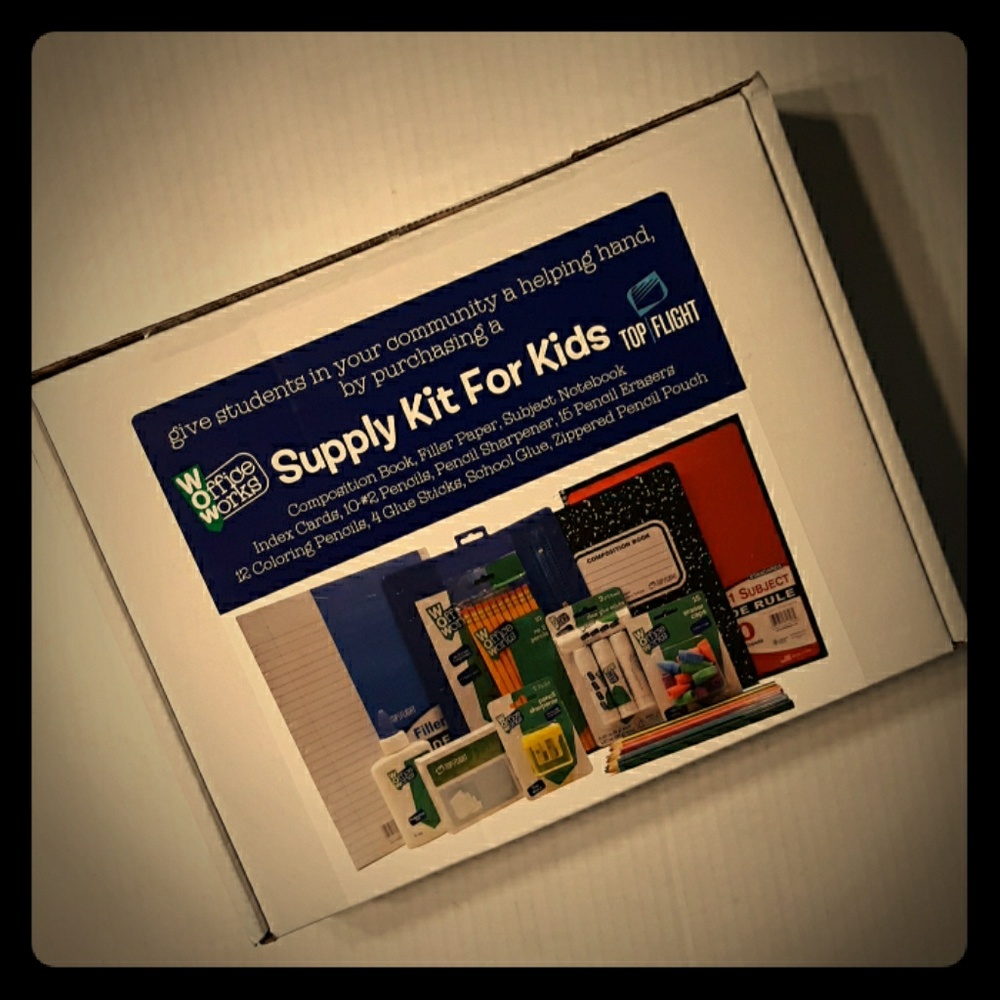 Complete Kids School Supply Boxed Set.